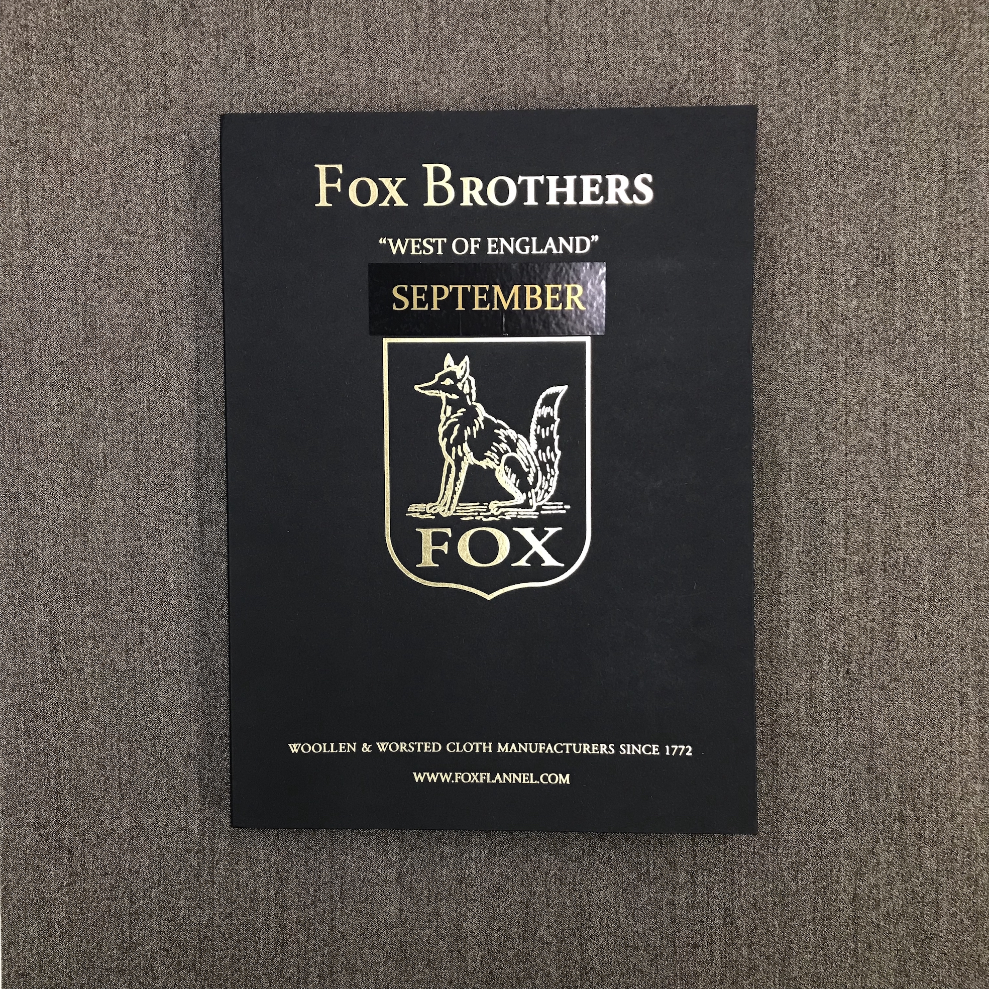 FOX BROTHERS 250Year Anniversary collection 「 SEPTEMBER 」