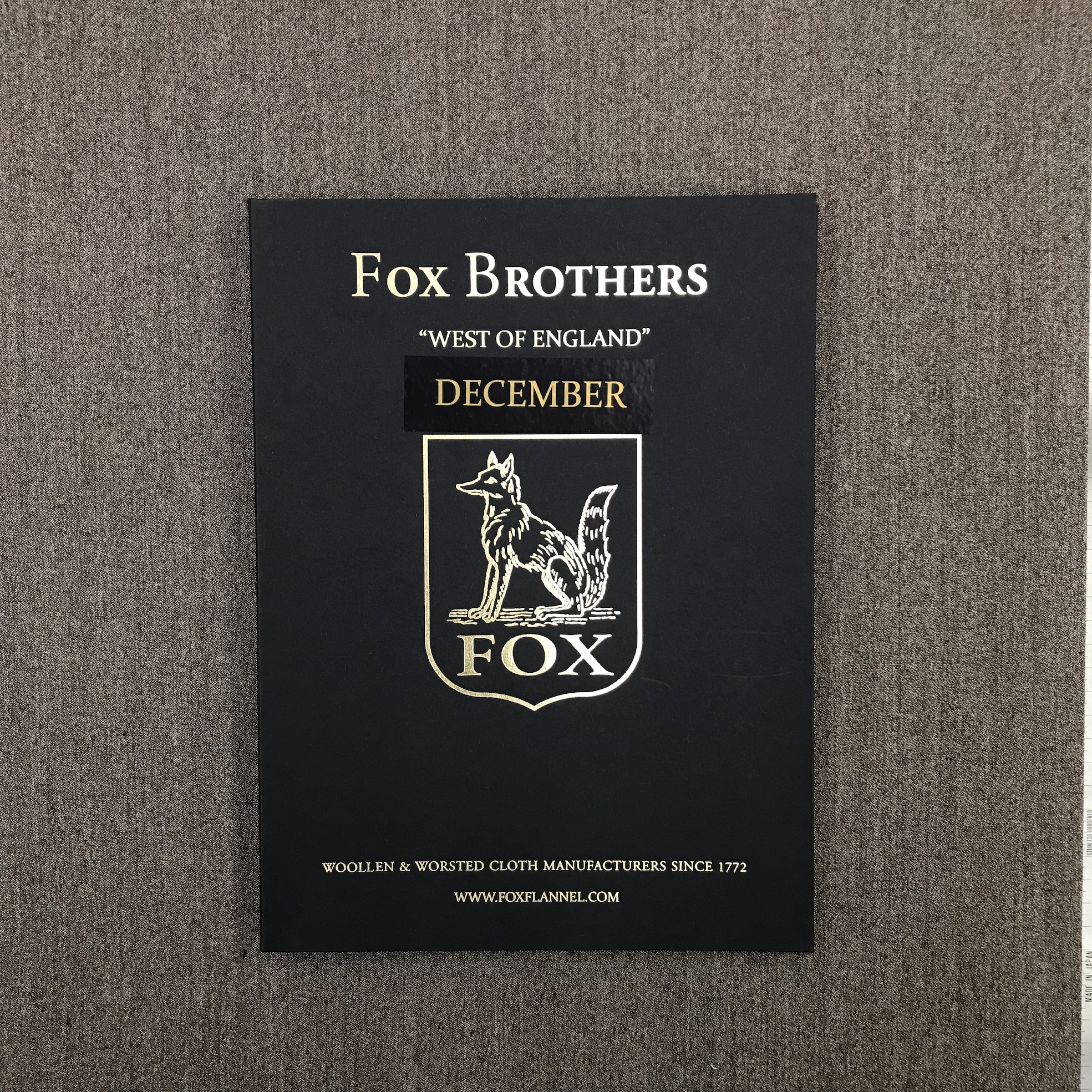 FOX BROTHERS 250Year Anniversary collection 「 DECEMBER 」