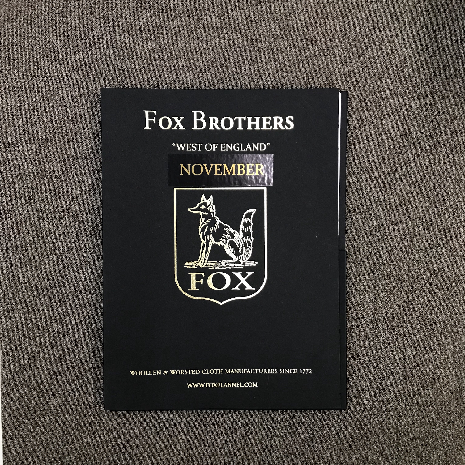 FOX BROTHERS 250Year Anniversary collection 「 NOVEMBER 」