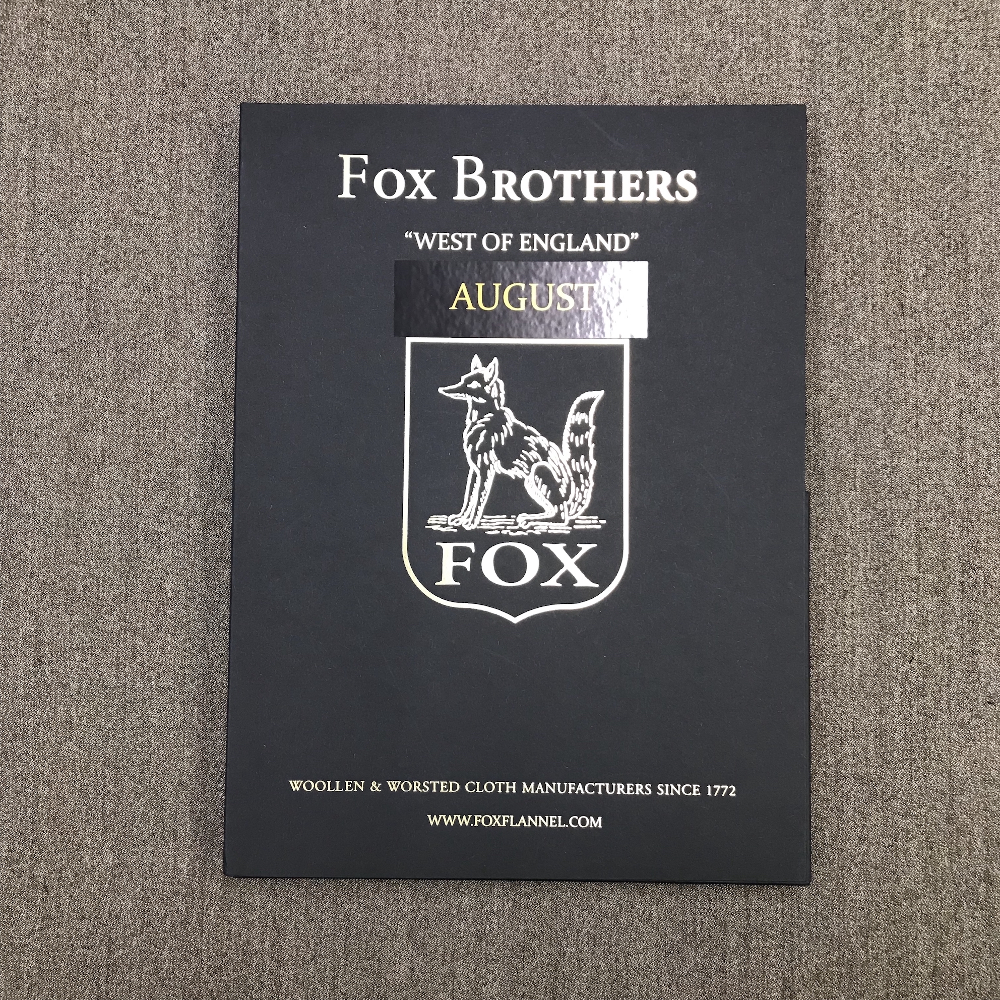 FOX BROTHERS 250Year Anniversary collection「 AUGUST 」